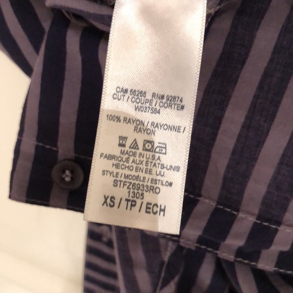 SPLENDID relaxed striped button down shirt - Picture 5 of 5